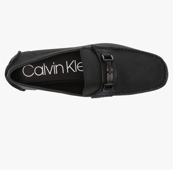 Calvin Klein Black Slip-On Bit Loafers main image 4